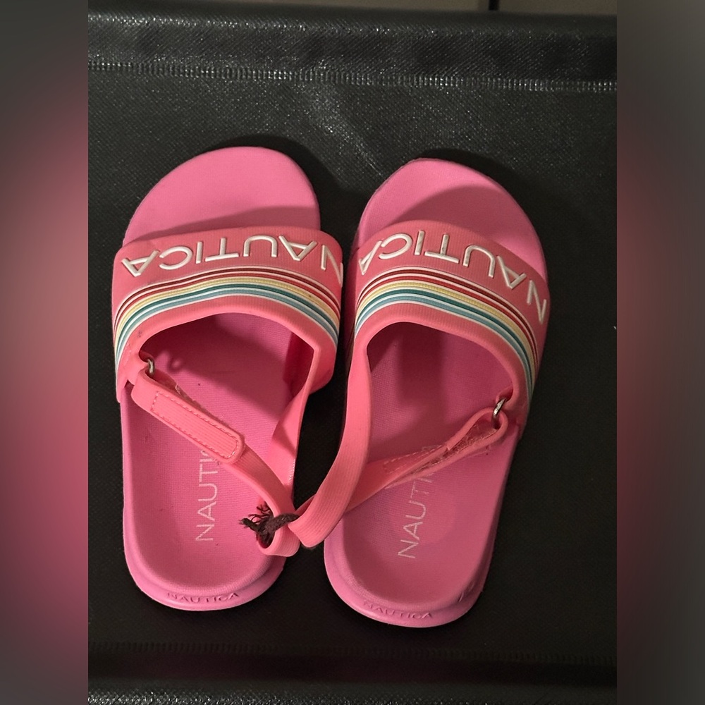 Toddler Girls Pink Nautica Sandals